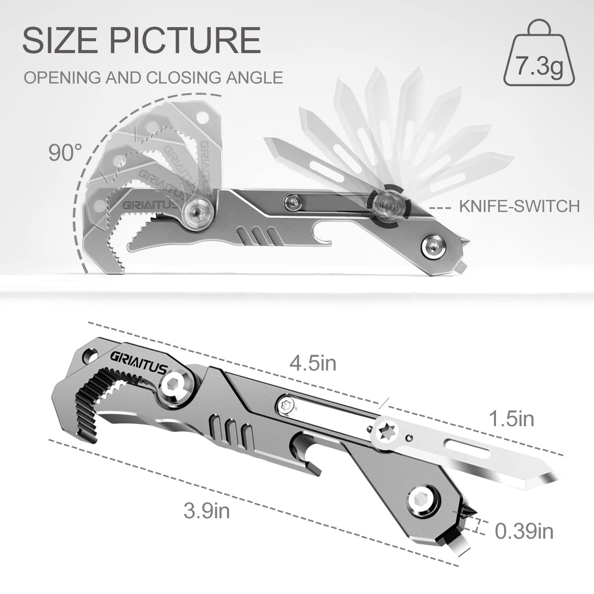 GIRIAITUS EDC multitool wrench focuses on versatile on-the-go repairs.