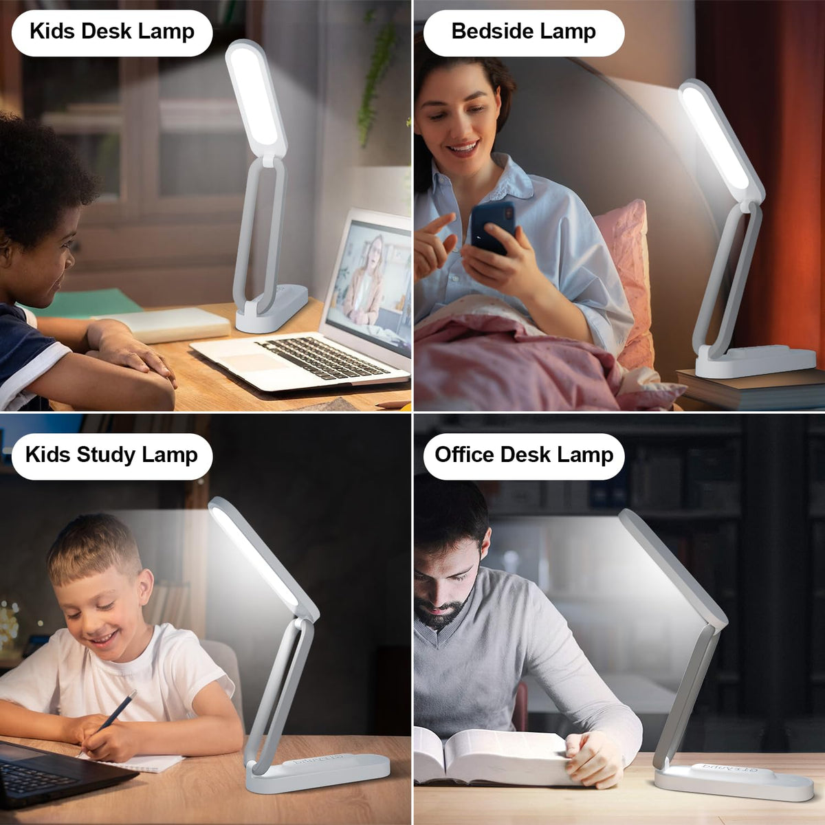 Giryuhd LED Desk Lamp two-pack provides extra lighting for shared spaces.