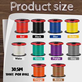Gisafai 12-gauge black wire for durable, flexible automotive wiring in tight spaces