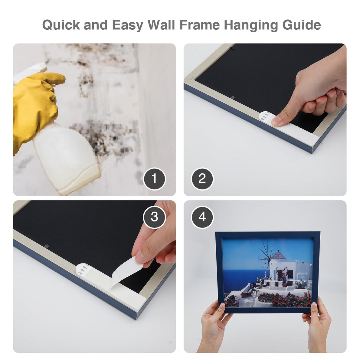 Gisde surface compatibility with painted walls, wood, glass, and tiles.