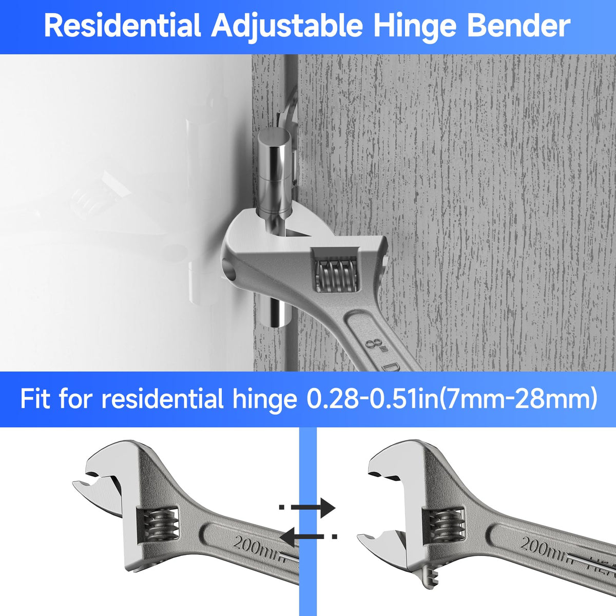Gitaobac built-in hinge pin remover action for easy disassembly.
