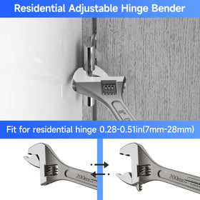 Gitaobac built-in hinge pin remover action for easy disassembly.