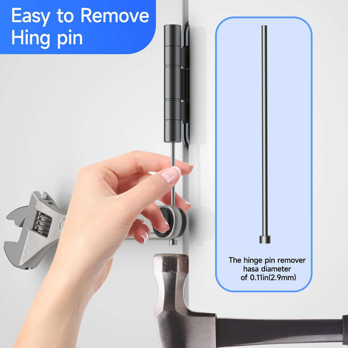 Gitaobac Knuckle Bender with a corrosion-resistant finish resists wear.