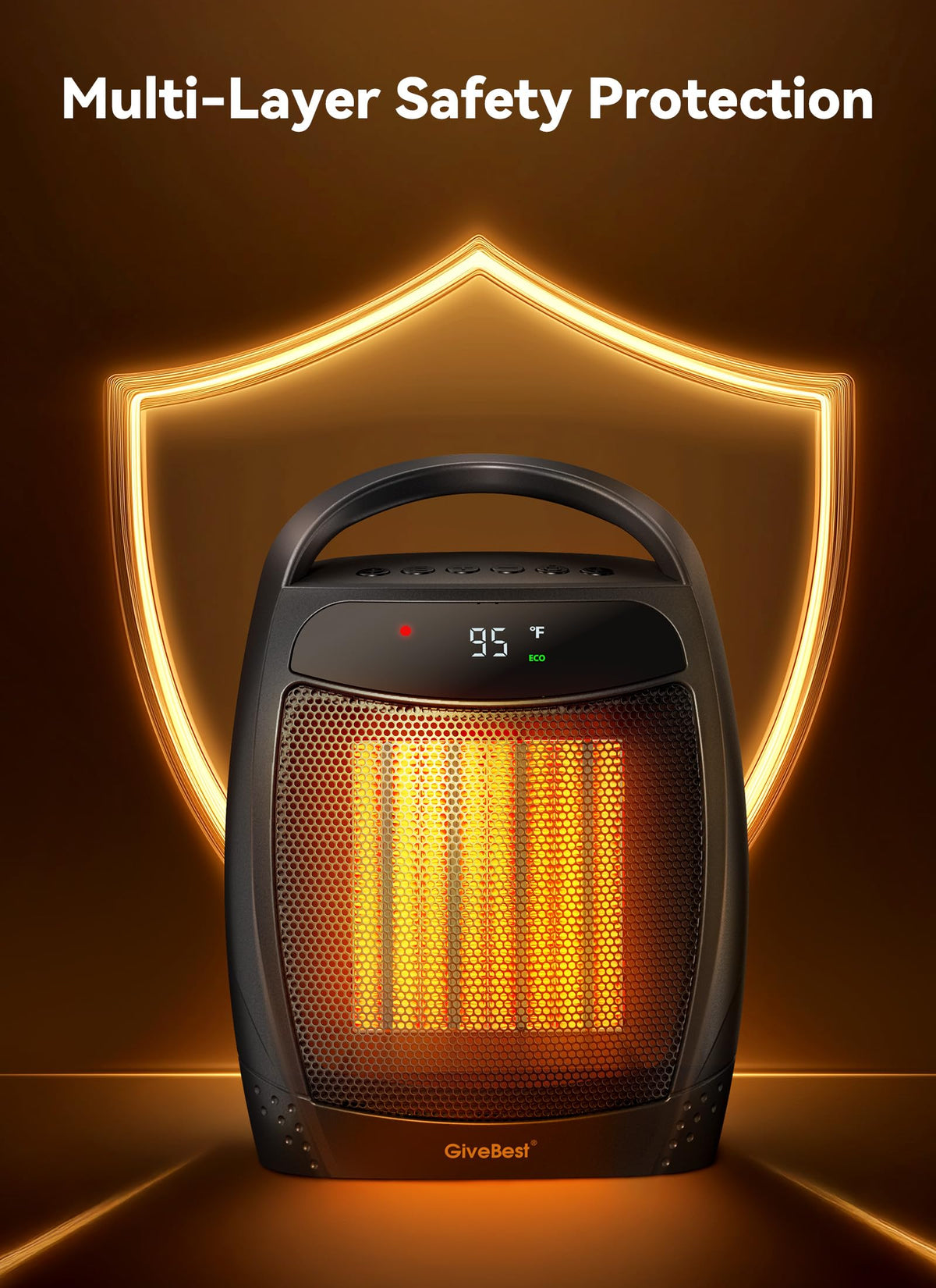 GiveBest space heater offering multiple modes for customizable comfort