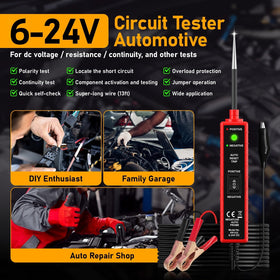 GIVEYHOM tester with 13 ft leads for broad vehicle reach