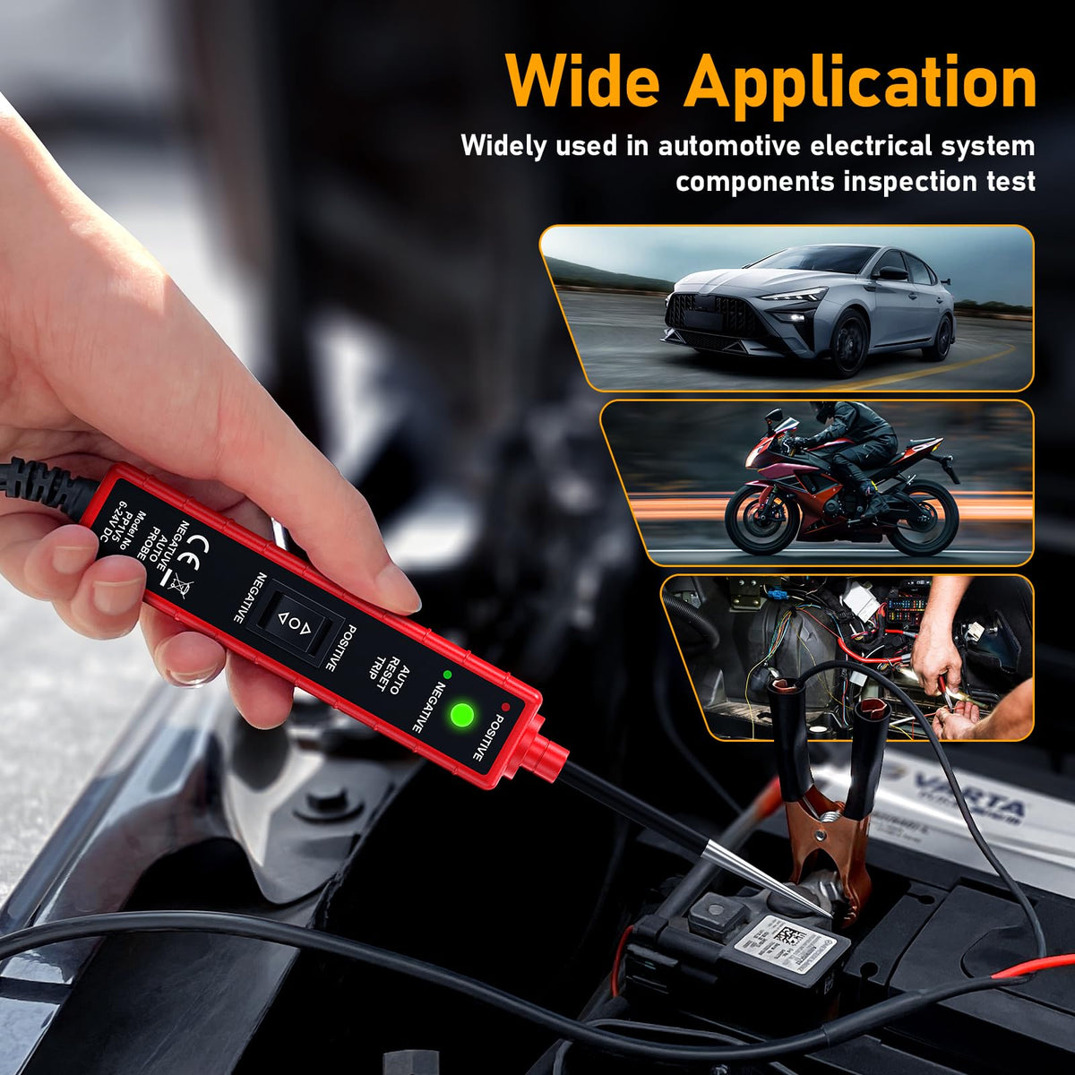 GIVEYHOM ABS housing provides safe, durable grip
