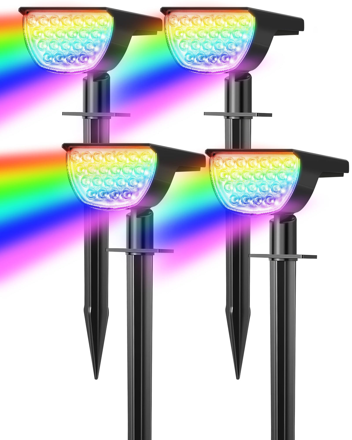 GKGG solar multicolor lights packaging shows premium design and easy setup for first-time buyers.