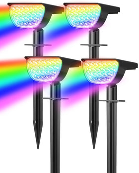 GKGG solar multicolor lights packaging shows premium design and easy setup for first-time buyers.