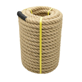 GKMAJKMB jute rope, 1.5 inch diameter, ideal for sturdy outdoor projects.