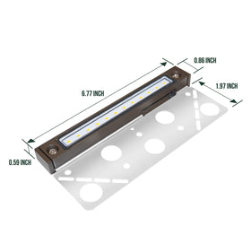 GKOLED 2700K warm white beam delivers glare-free pathway lighting.