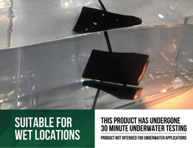 GKOLED die-cast aluminum deck light with durable weatherproof construction.