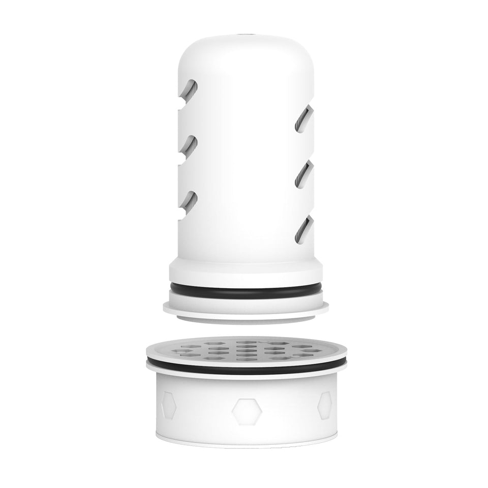 GLACIER FRESH filter showing LS Home compatibility for easy pitcher upgrades.