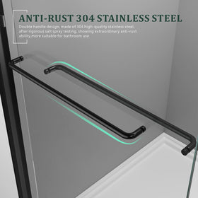 Glazenclos tempered glass panel offers crystal clarity and reliable safety.