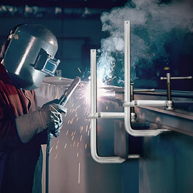 GleamRad 4-3/4 inch throat depth reaches into tight workpieces.