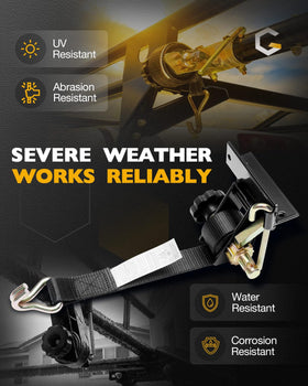 Gledewen Cordura wear pad enhances durability against abrasion in rugged transport.