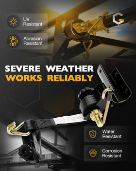 Diameter rod enables three tightening methods for versatile securing.