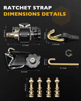 Gledewen wide compatibility for boats, trailers, and cargo racks.