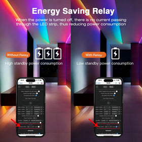 GLEDOPTO built-in microphone enables ambient-sound reactive lighting.