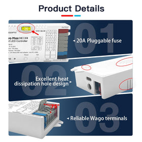 GLEDOPTO ZigBee 3.0 controller push switch for quick local control