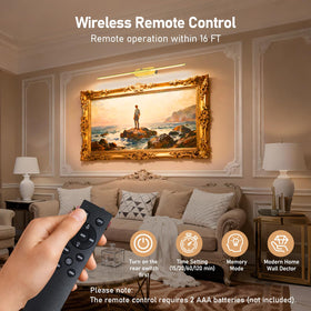 Glendan remote with timer allows automatic off timing up to 120 minutes.