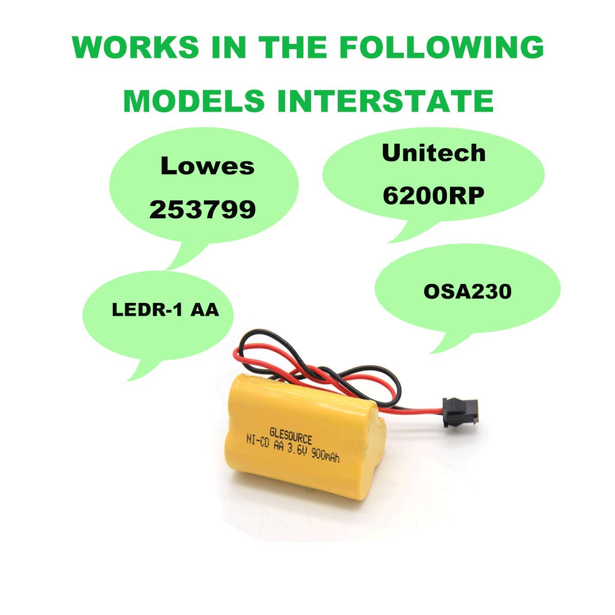 GLESOURCE 2-pack battery in Interstate model demonstrates reliable replacement