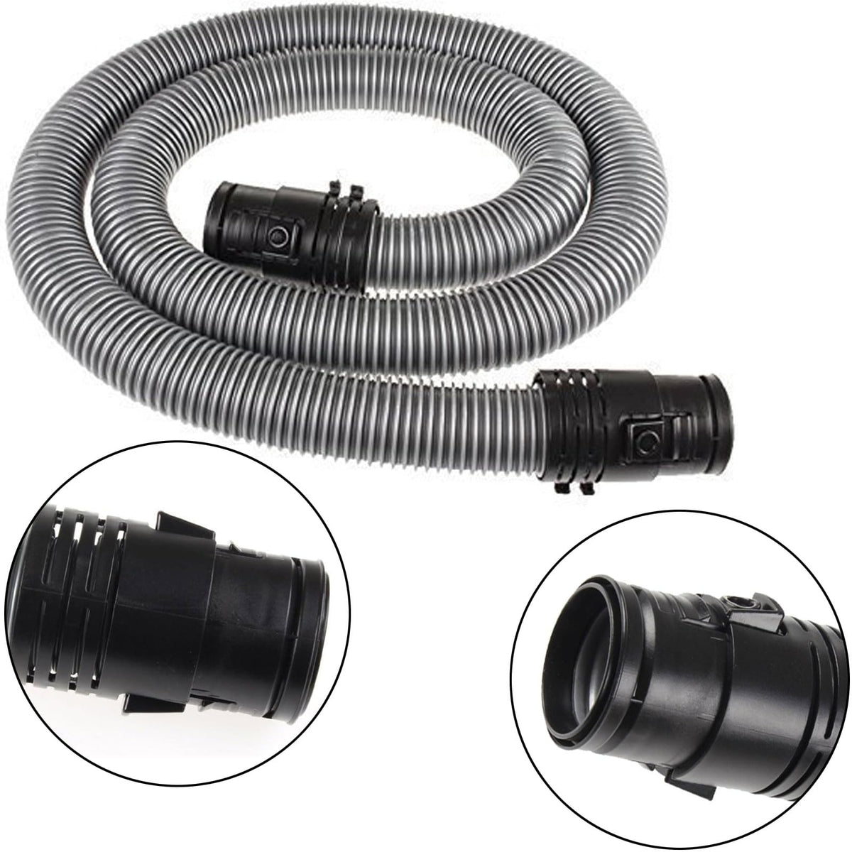 Gleway 1.8m flexible suction hose enables versatile cleaning around furniture.
