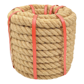 Glfcai 1 inch hemp rope coil for outdoor decor and grip