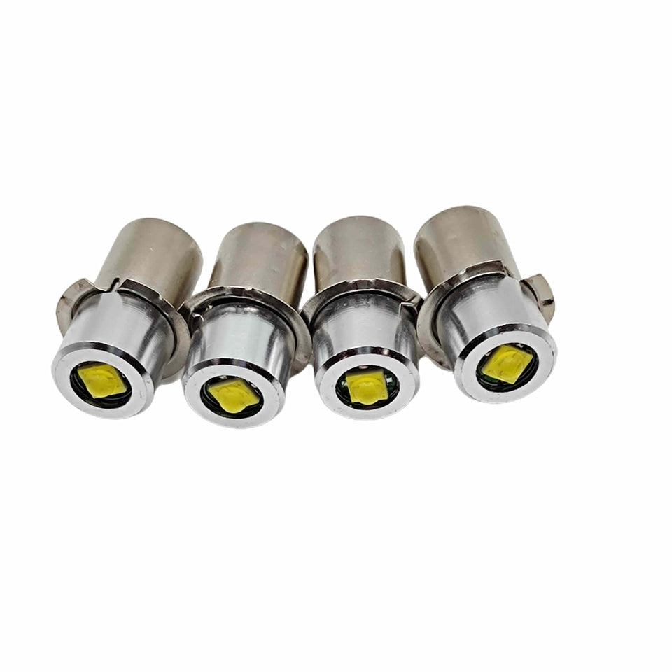 GLGYCB P13.5S PR2 LED bulb pack front view, bright 6000K replacement for flashlights.