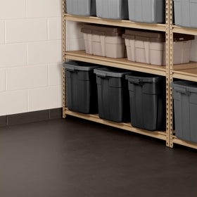 Glidden Grab-N-Go satin brown close-up highlighting scratch resistance.