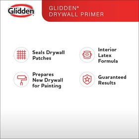 Glidden seals drywall patches to prep walls quickly