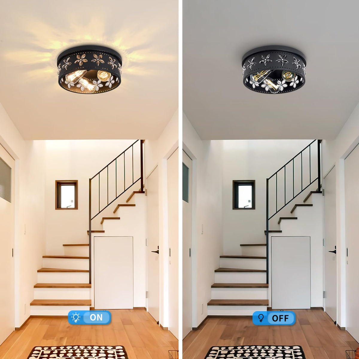 Glintawn durable metal frame with crystal decorations for long-term reliability.