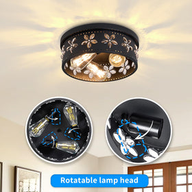 Glintawn easy-install flush mount with included hardware for quick setup.
