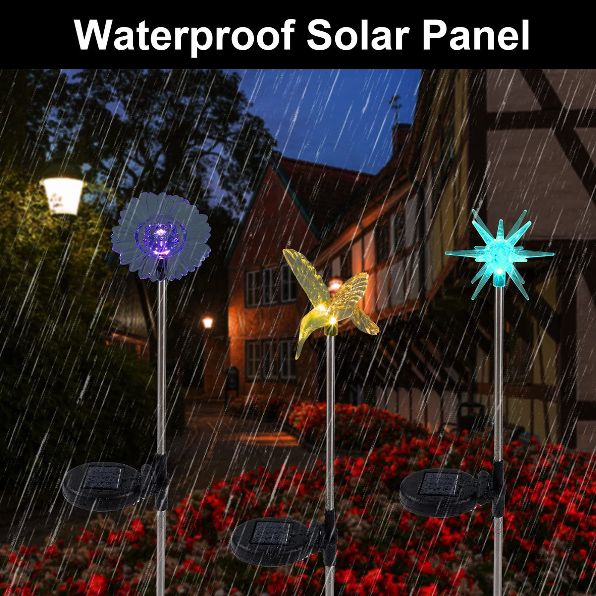 Glintoper star figurine solar light for whimsical porch glow
