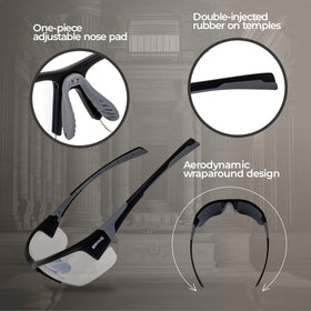 Global Vision Hercules 7 auto-darkening transition in bright sun, reducing glare efficiently.