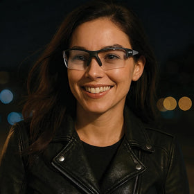 Global Vision Hercules 7 black frame design for secure, comfortable all-day wear.