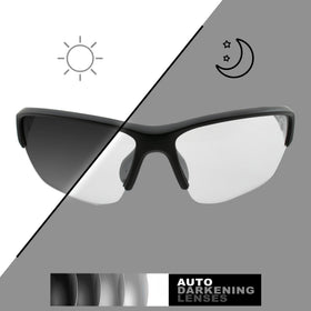 Global Vision Hercules 7 photochromic lenses adapt to light for versatile day-to-night use.