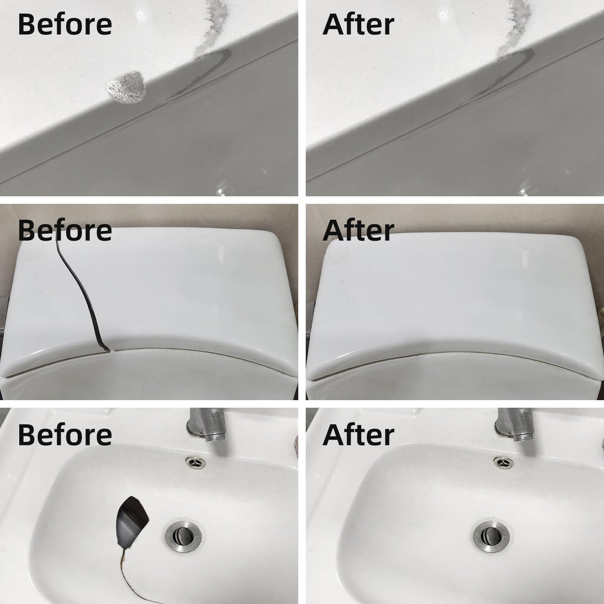 Globalcom Tub Repair Kit Application: 1:1 mix process for easy use.