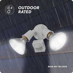 Globe Electric 17000269 weather resistant resin housing withstands outdoor exposure
