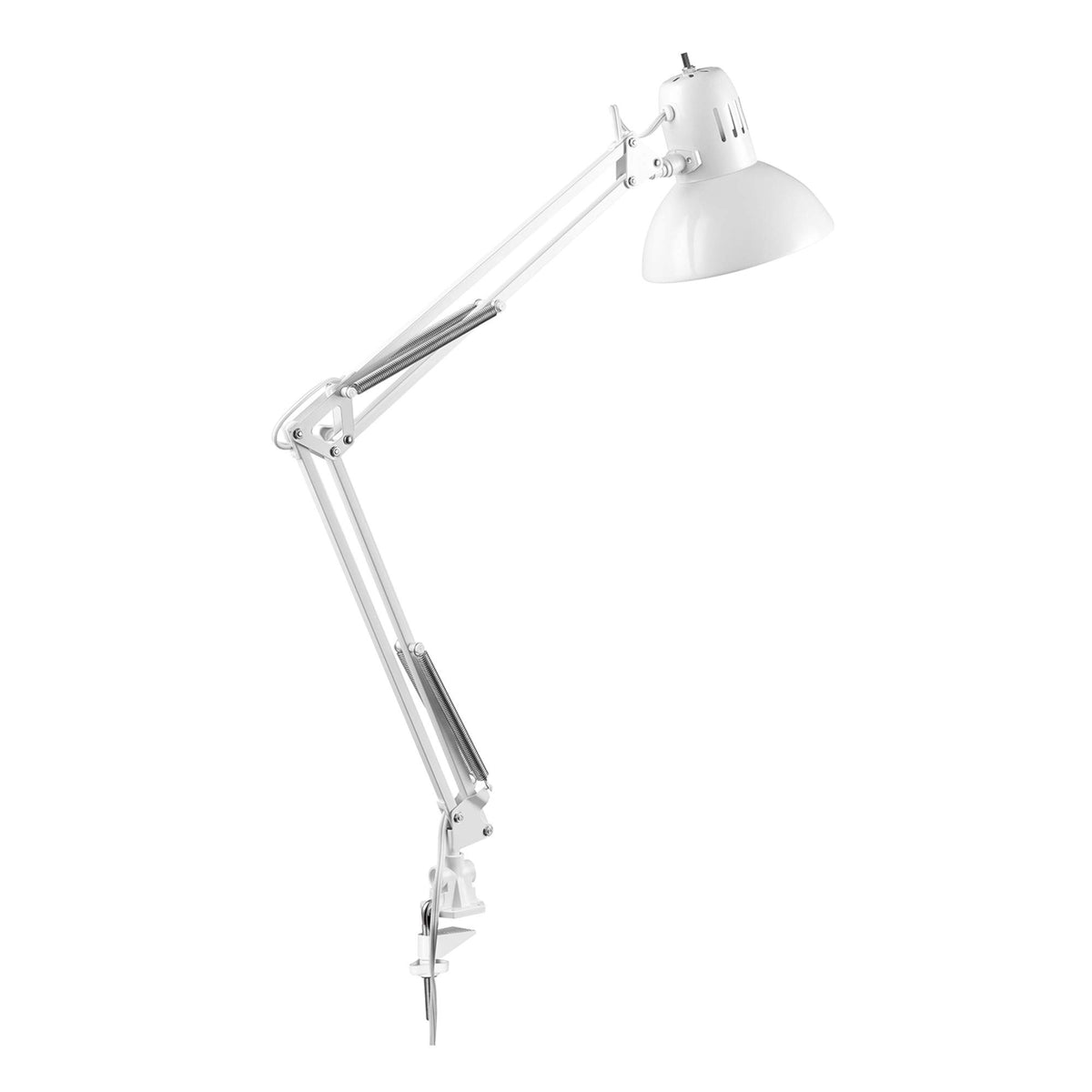 Globe Electric 52847 architect lamp white base for precise drafting tasks