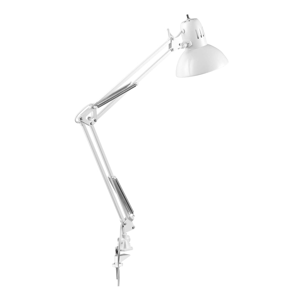 Globe Electric 52847 architect lamp white base for precise drafting tasks