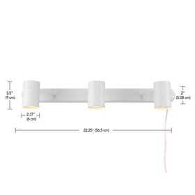 Globe Electric 60024 compact 22-inch track fits small spaces
