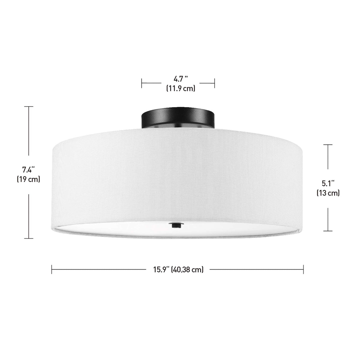 Globe Electric 60315 in hallway provides warm entry lighting