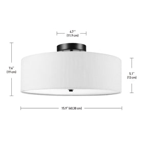 Globe Electric 60315 in hallway provides warm entry lighting