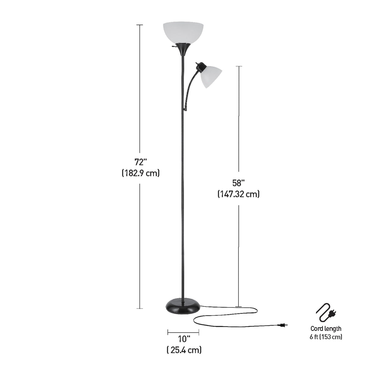Globe Electric 67135 matte black finish adds modern style to any room.