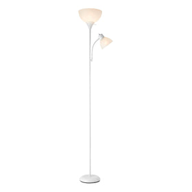 Globe Electric 67135 reading light with adjustable gooseneck for focused tasks.