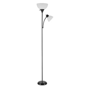 Globe Electric 67135 torchiere floor lamp with bright ambient glow.
