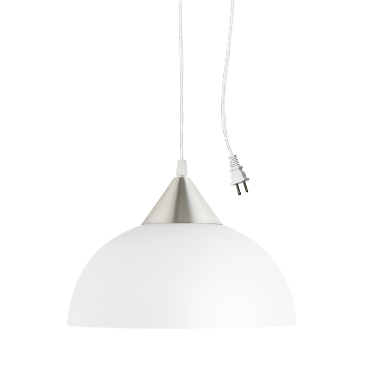 Globe Electric Amaris pendant shade closeup delivering soft ambient lighting