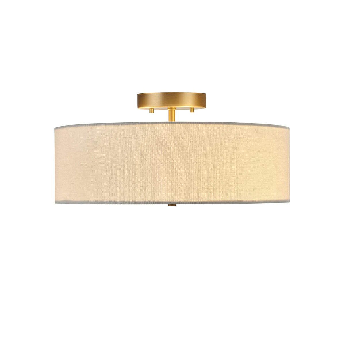 Globe Electric durable brass finish resists tarnish over time.