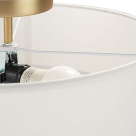 Globe Electric uses 2x E26 base bulbs for versatile lighting options.
