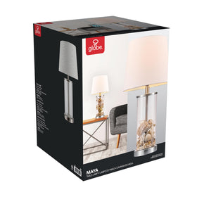 Globe Electric Maya coastal transitional design in a living room